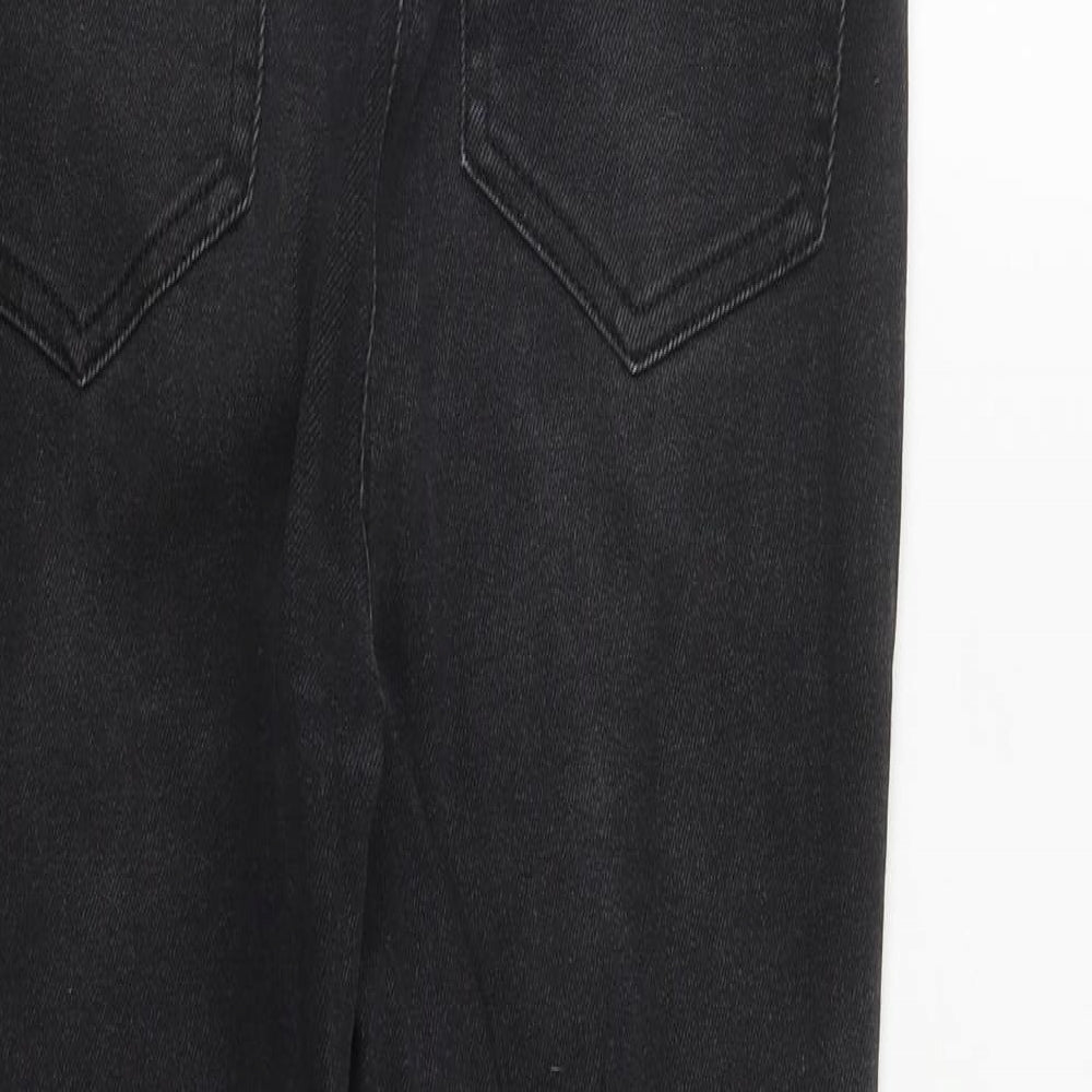Next Womens Beige Cotton Skinny Jeans Size 12 L30 in Regular Zip