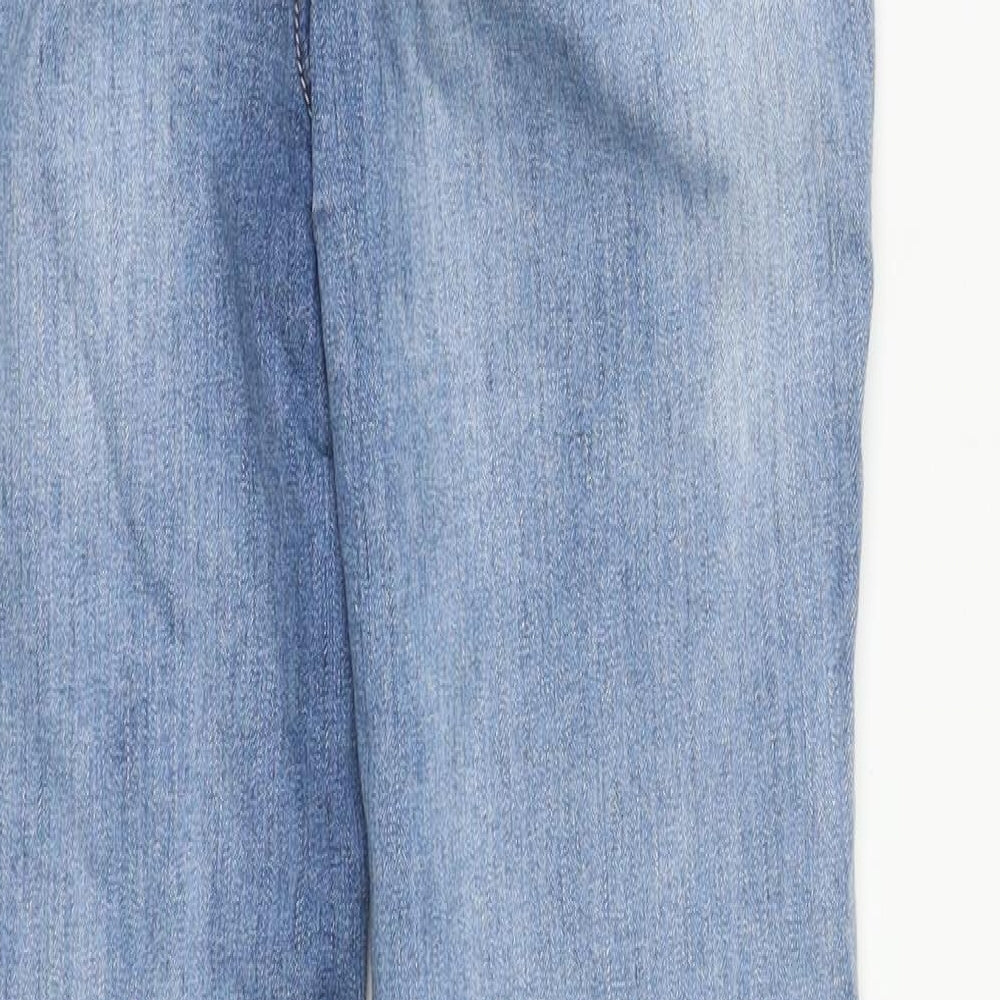 George Womens Blue Cotton Skinny Jeans Size 10 L27 in Regular Zip
