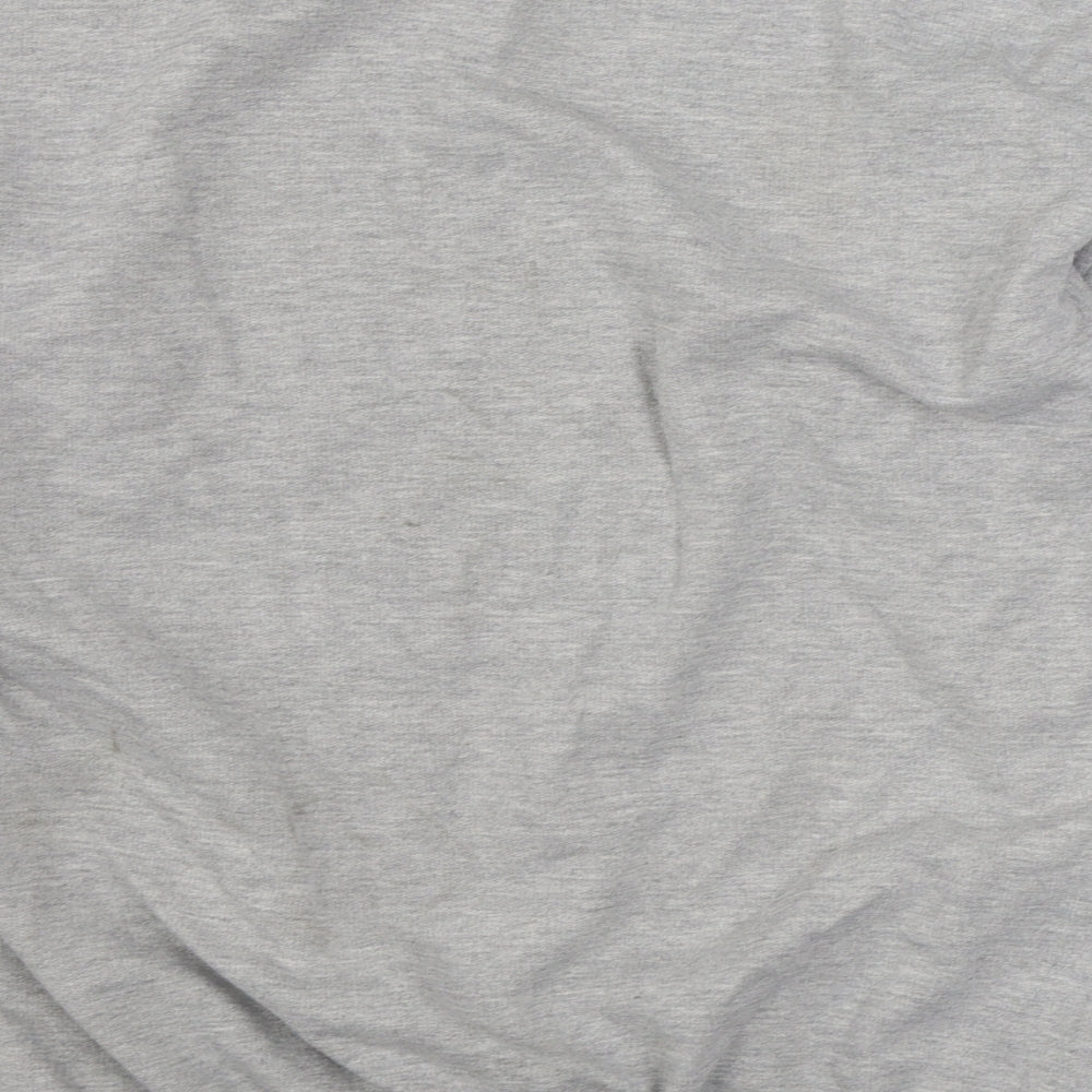 YAA Womens Grey Polyester Pullover Sweatshirt Size M Pullover