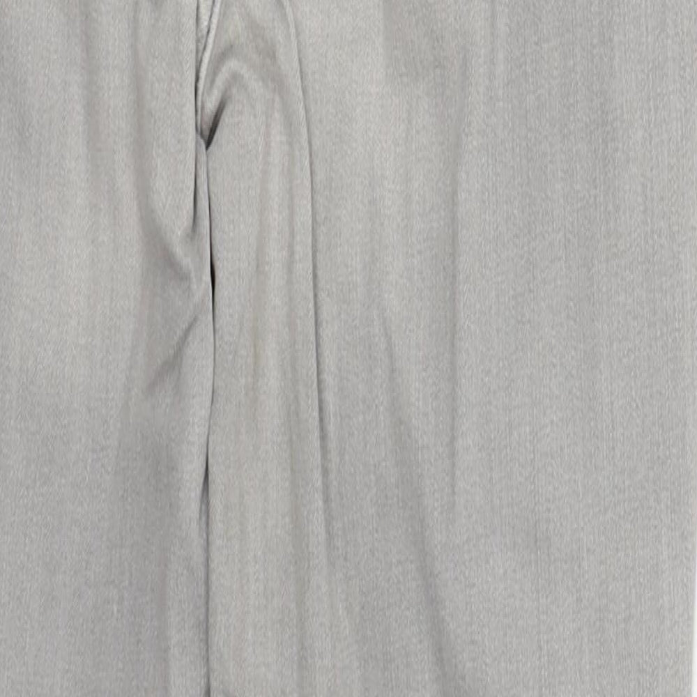Marks & Spencer Womens Grey Cotton Skinny Jeans Size 10 L27 in Regular Button