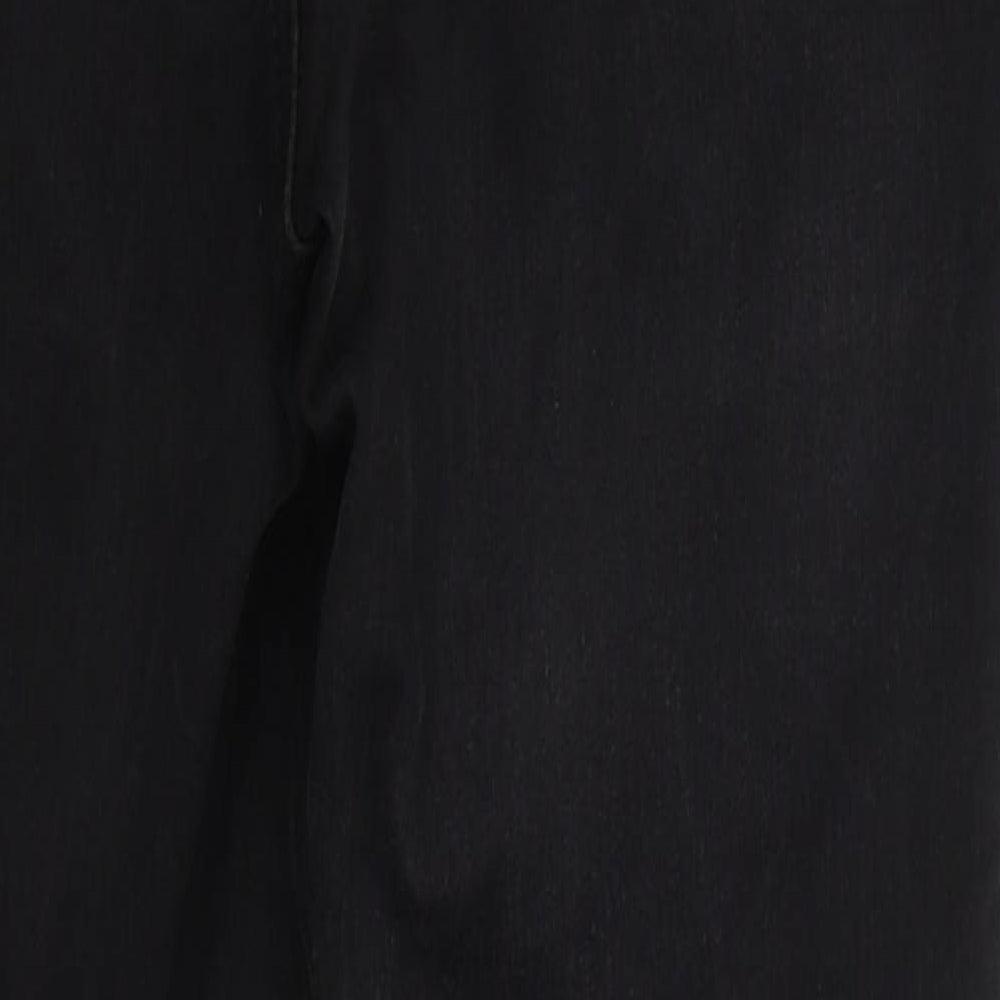 Very Womens Black Cotton Skinny Jeans Size 8 L28 in Regular Button