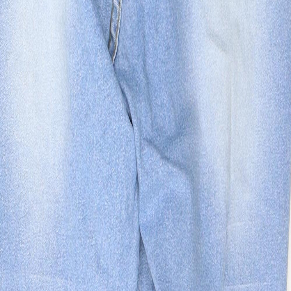 SHEIN Womens Blue Cotton Skinny Jeans Size 28 in L27 in Regular Button