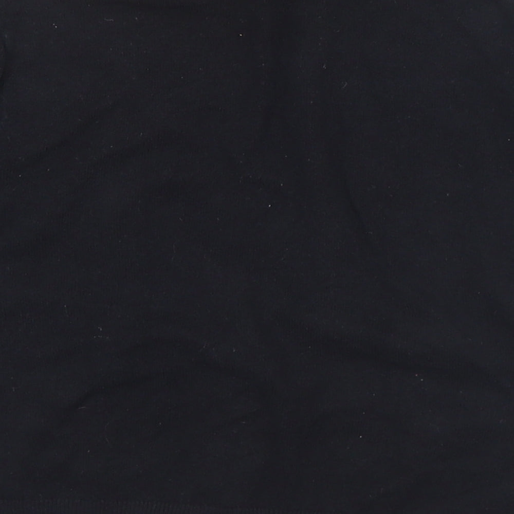 BHS Womens Black V-Neck Viscose Cardigan Jumper Size 10
