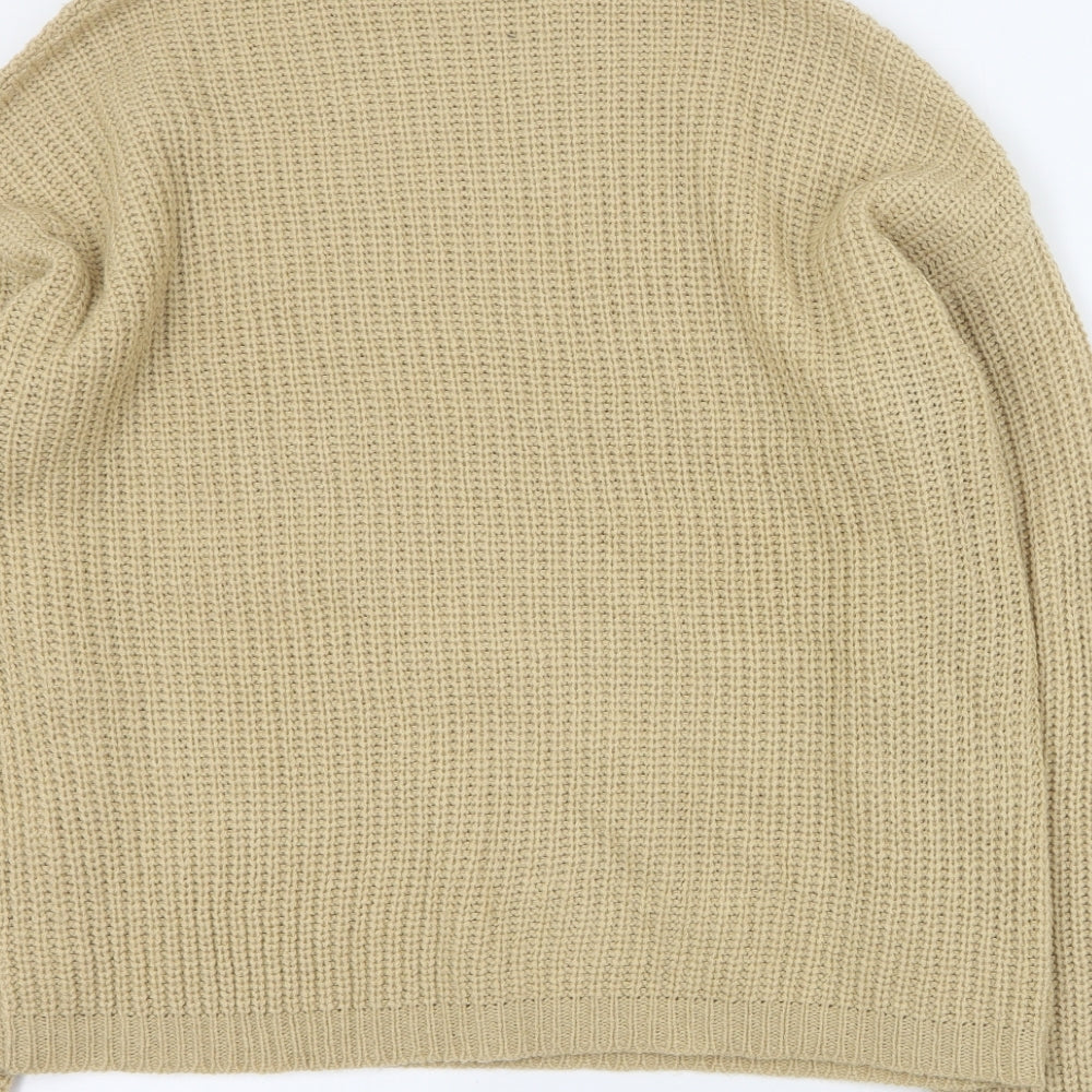 In the Style Womens Brown Roll Neck Acrylic Pullover Jumper Size M - 10/12