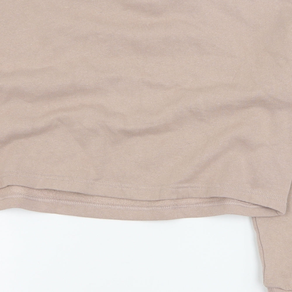 New Look Girls Beige Cotton Pullover Sweatshirt Size 10-11 Years Pullover