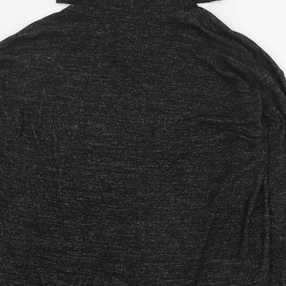 Crivit Womens Black Polyester Pullover Hoodie Size M Pullover