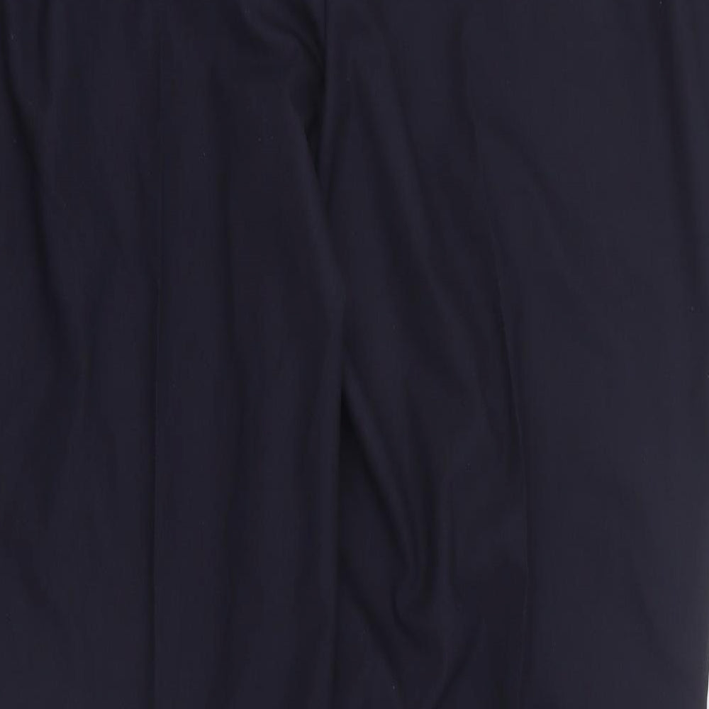 Everyone Collection Womens Blue Polyester Dress Pants Trousers Size 52 in L30 in Regular Zip