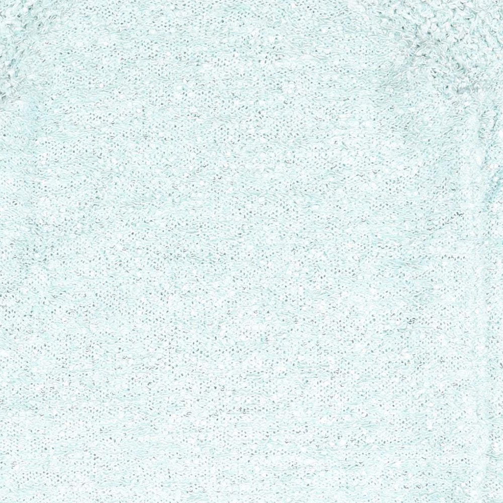 Bonmarché Womens Blue Scoop Neck Nylon Pullover Jumper Size M