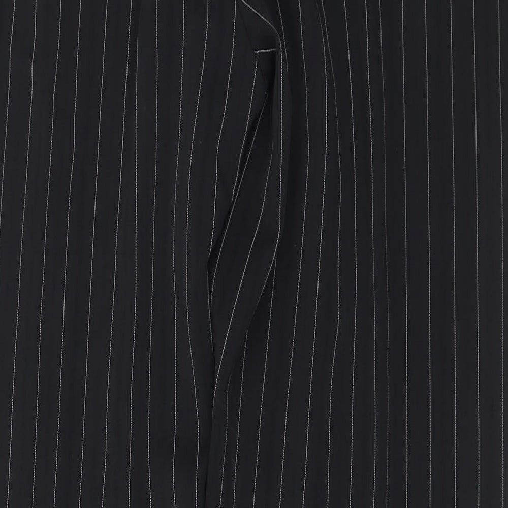 zucchero Womens Black Polyester Capri Trousers Size 14 L29 in Regular