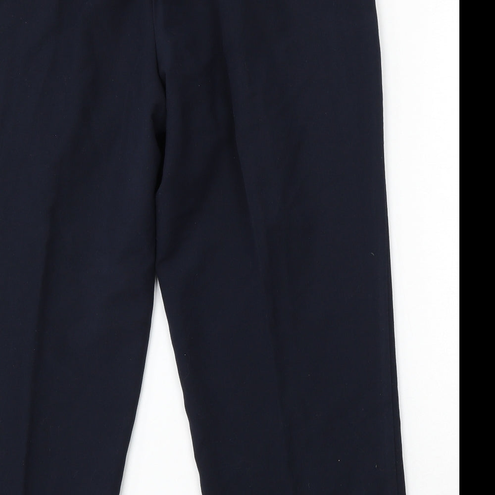 Mia Moda Womens Blue Polyester Trousers Size 18 L27 in Regular