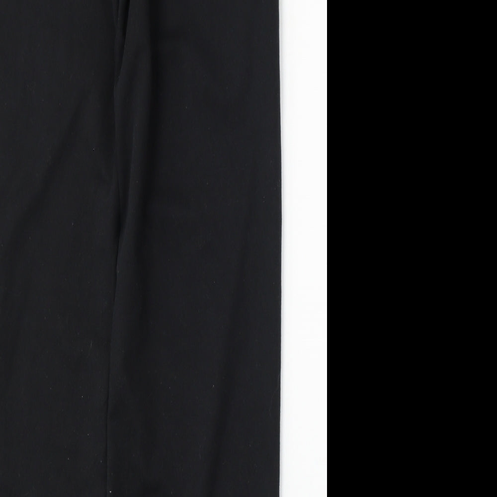 Whites Mens Black Polyester Trousers Size XS L32 in Regular