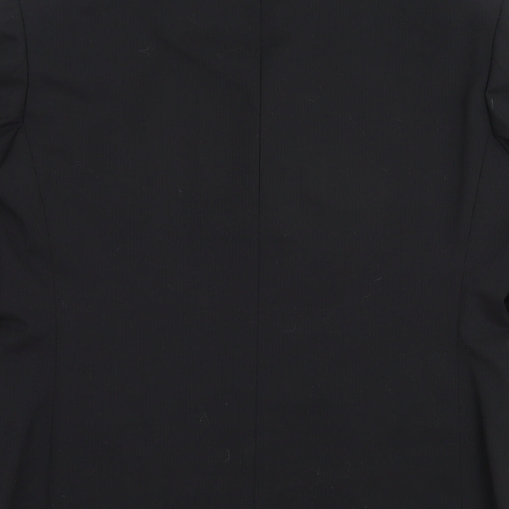River Island Mens Black Polyester Jacket Blazer Size 38