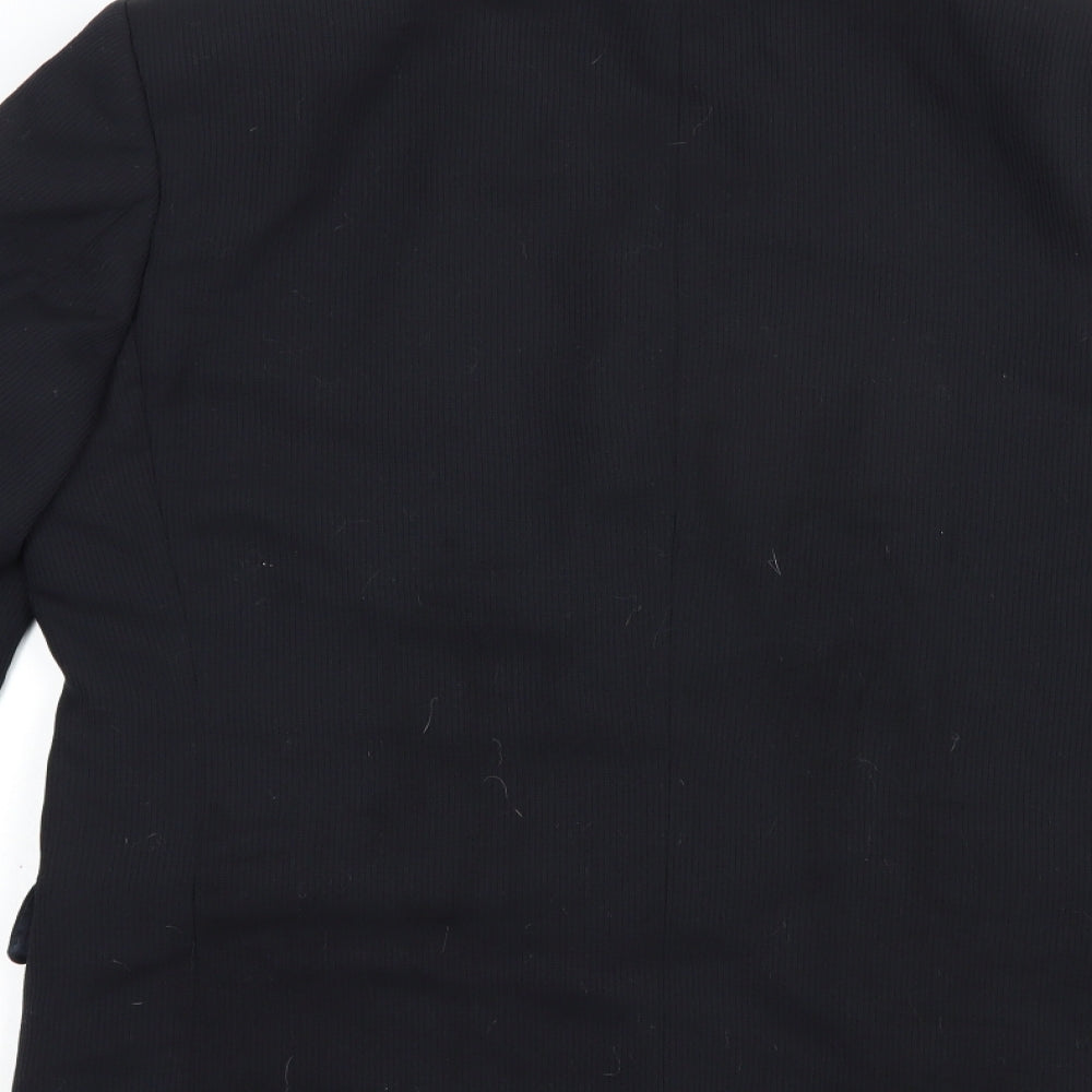 Hugo James Mens Black Polyester Jacket Blazer Size 40