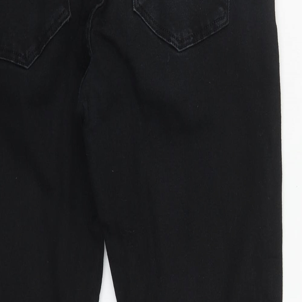 River Island Womens Black Cotton Skinny Jeans Size 34 in L24 in Regular Zip