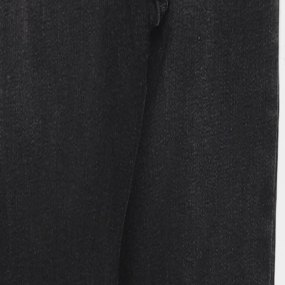 Denim Co Womens Grey Cotton Skinny Jeans Size 12 L28 in Regular Button