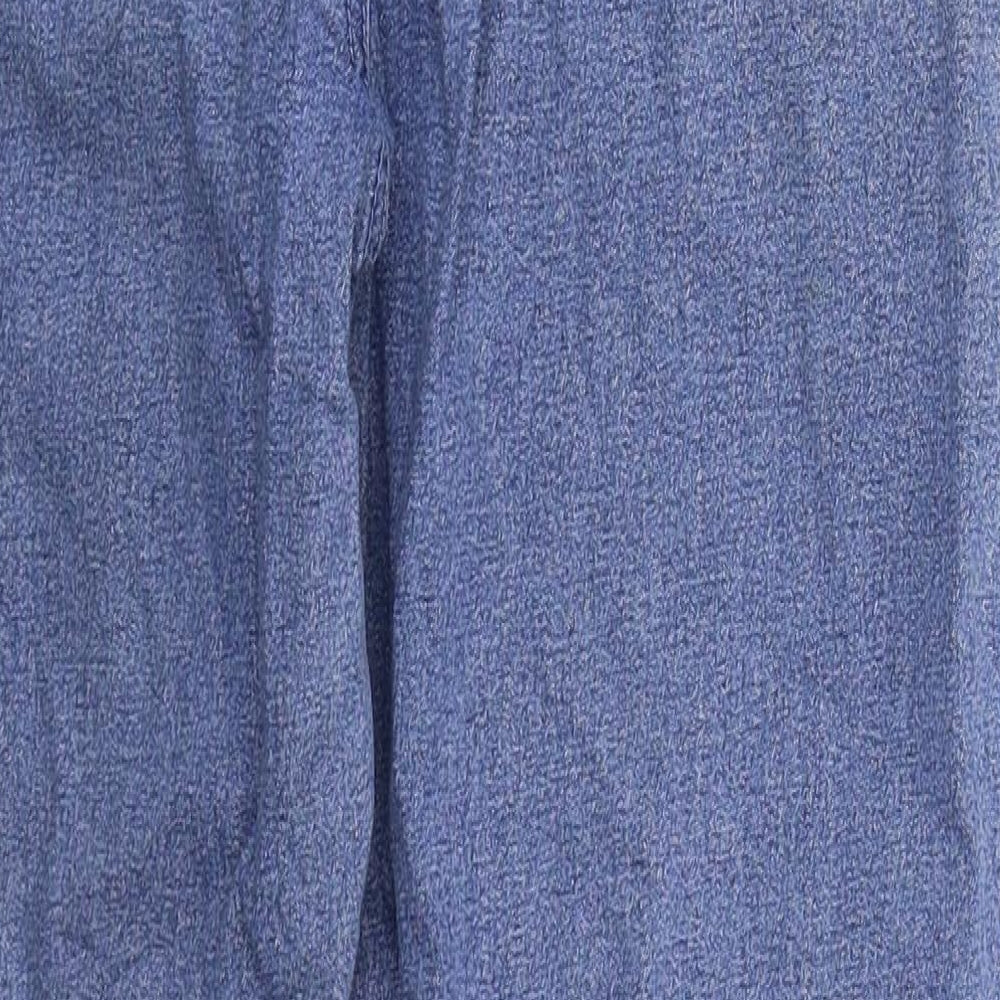 Greensource Womens Blue Cotton Straight Jeans Size 32 in L28 in Regular Button