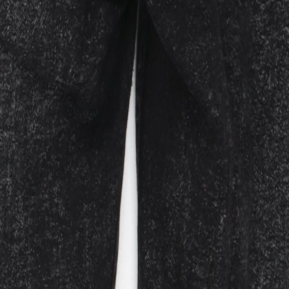 New Look Womens Black Cotton Skinny Jeans Size 10 L28 in Regular Button