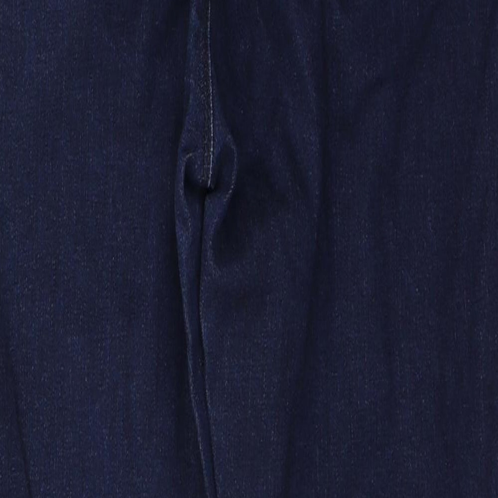 Denim Womens Blue Cotton Skinny Jeans Size 10 L25 in Regular Button