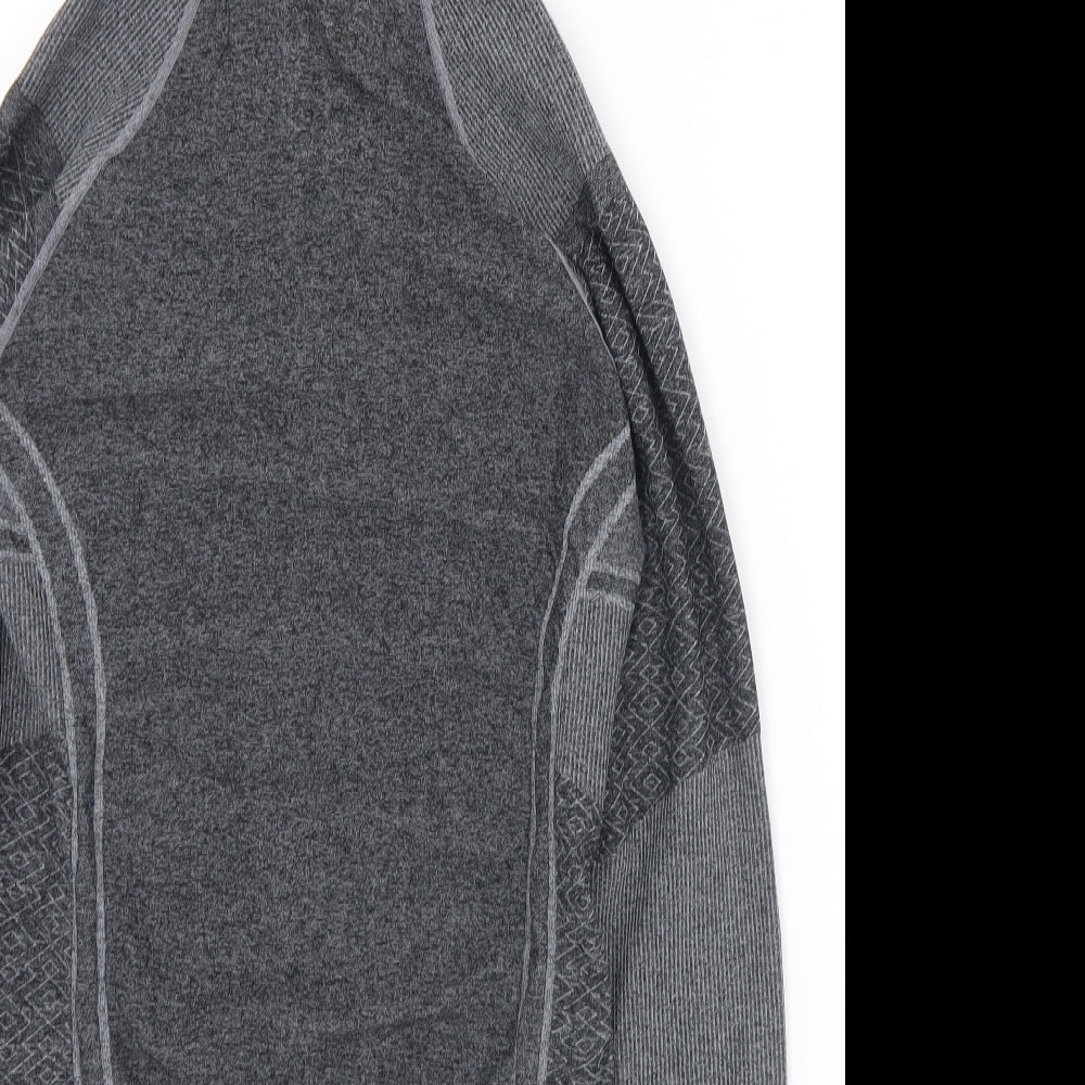 Preworn Womens Grey Polyester Pullover Hoodie Size M