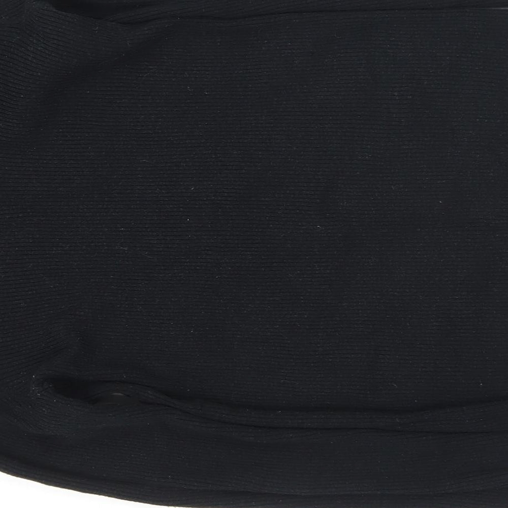 Gap Womens Black Boat Neck Cotton Pullover Jumper Size XS