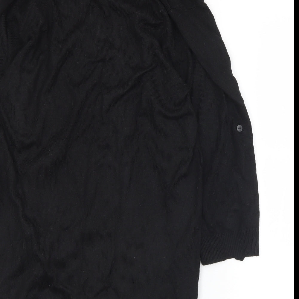 Papaya Womens Black Roll Neck Acrylic Pullover Jumper Size 14 - Missing belt