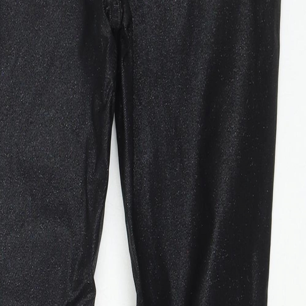 SheIn Womens Black Elastane Skinny Jeans Size 28 L28 in Regular Zip