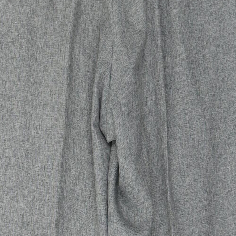 Marks and Spencer Womens Green Polyester Trousers Size 18 L27 in Regular