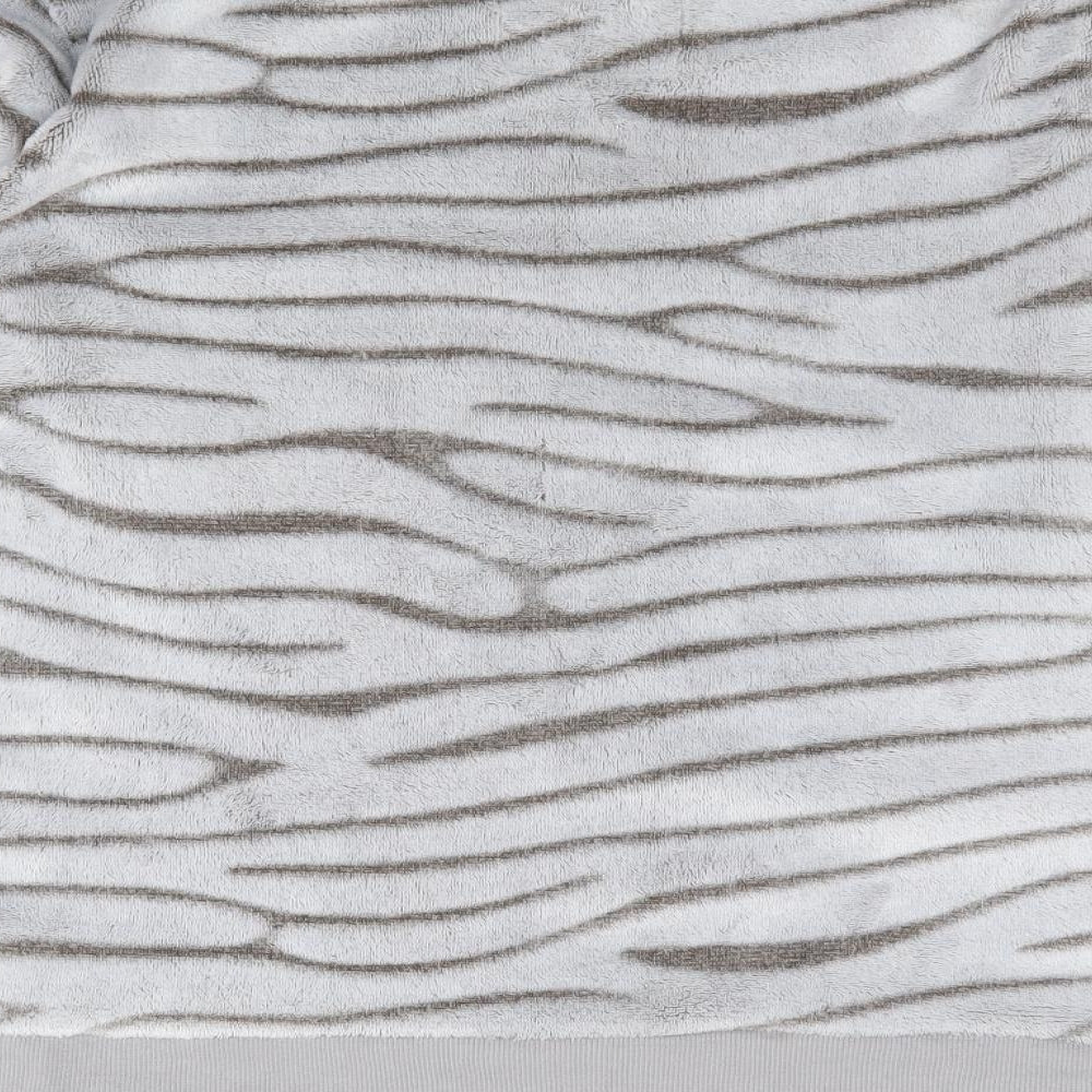 Debenhams Womens Grey Crew Neck Animal Print Polyester Pullover Jumper Size 12 - Lounge Top