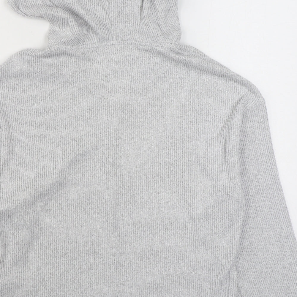 F&F Womens Grey Polyester Pullover Hoodie Size 6 Pullover