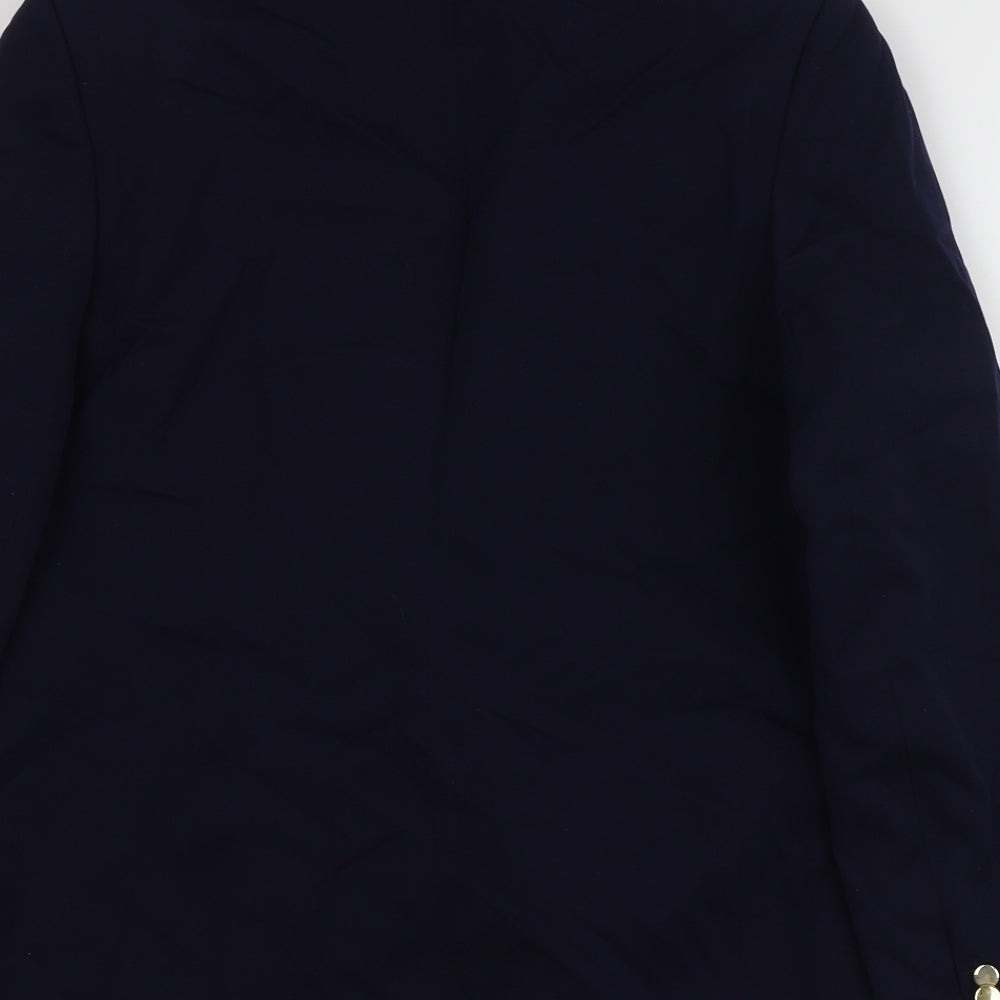 Andre Grau Womens Blue Jacket Size 12