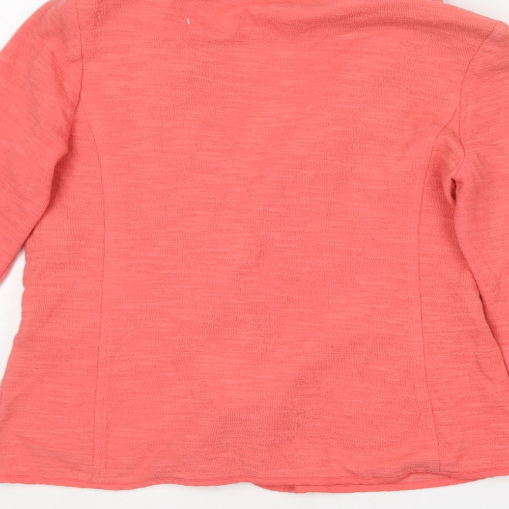 New Look Womens Pink Jacket Coatigan Size 10