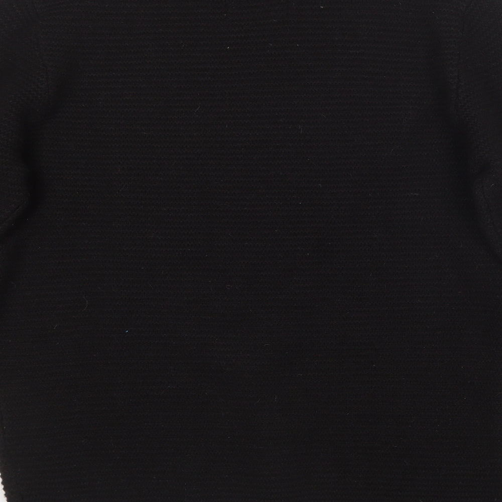 Threadbare Womens Black Round Neck Acrylic Pullover Jumper Size M