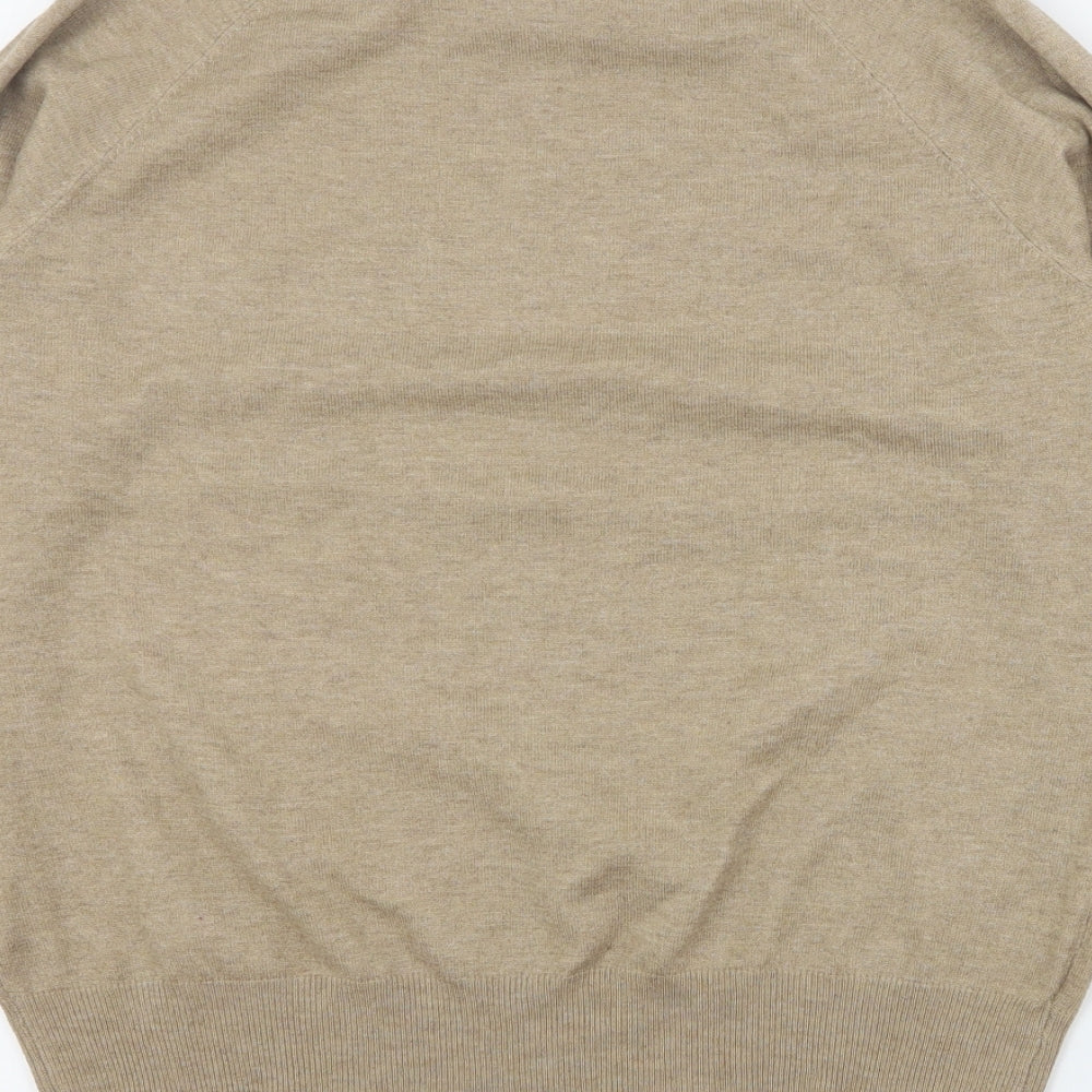 Primark Womens Brown High Neck Polyester Pullover Jumper Size M