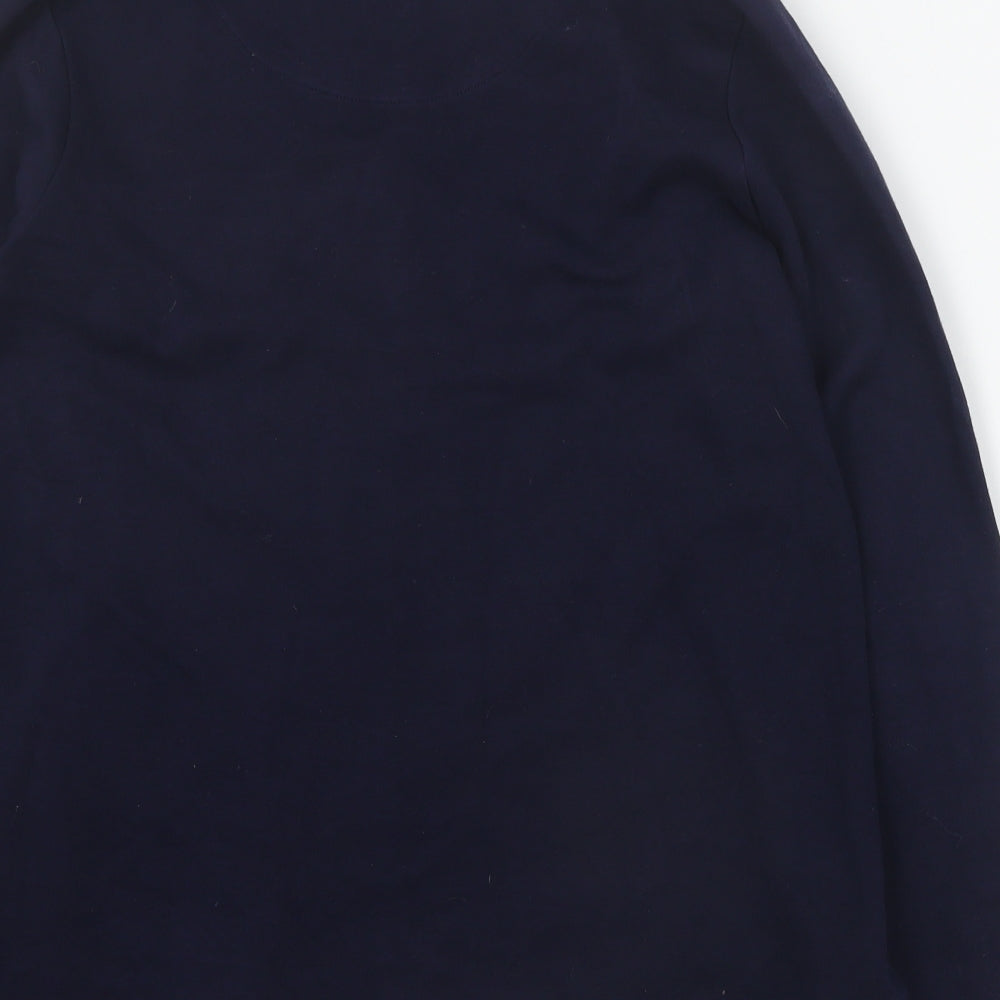Dash Womens Blue Jacket Size 10 Zip