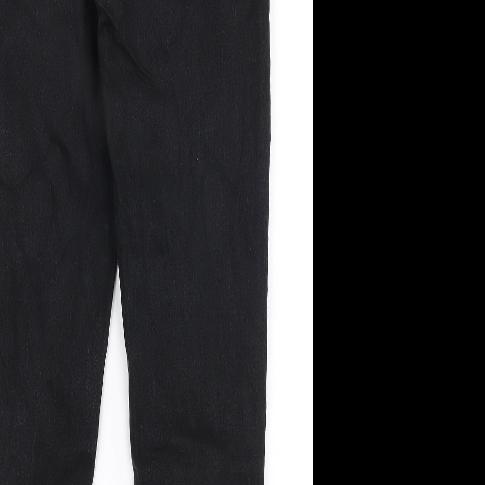Dorothy Perkins Womens Black Cotton Skinny Jeans Size 12 L27 in Slim Zip