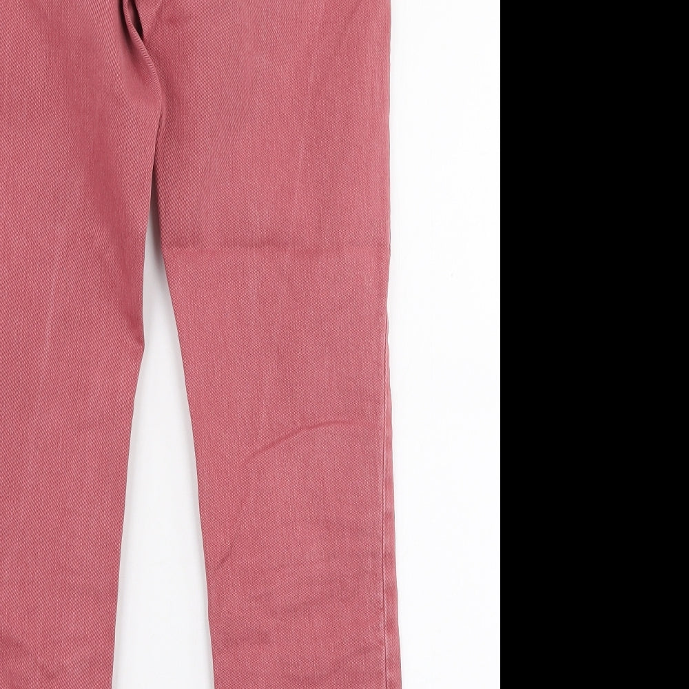 Gap Womens Pink Polyester Skinny Jeans Size 27 in L27 in Slim Zip