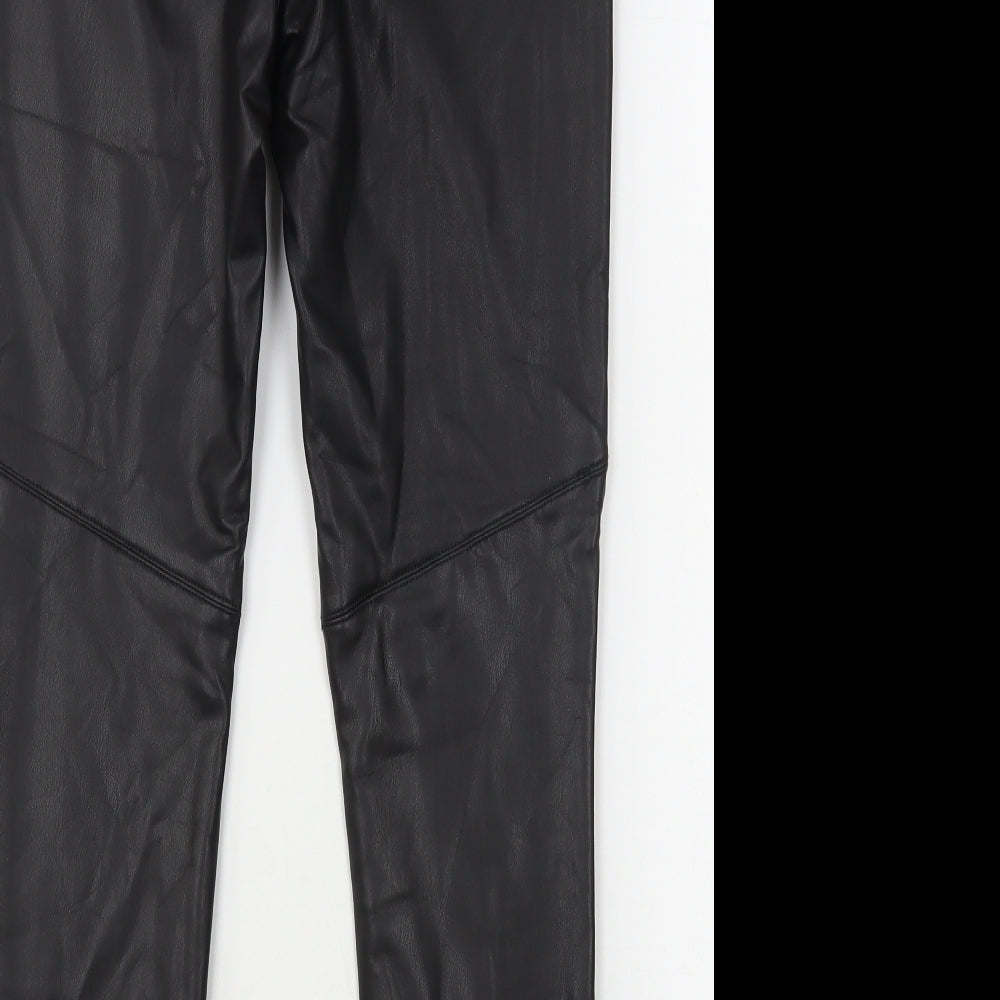 Pimkle Womens Black Polyester Jegging Jeans Size M L28 in Regular
