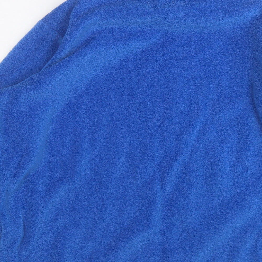 Damart Womens Blue Polyester Pullover Sweatshirt Size 10