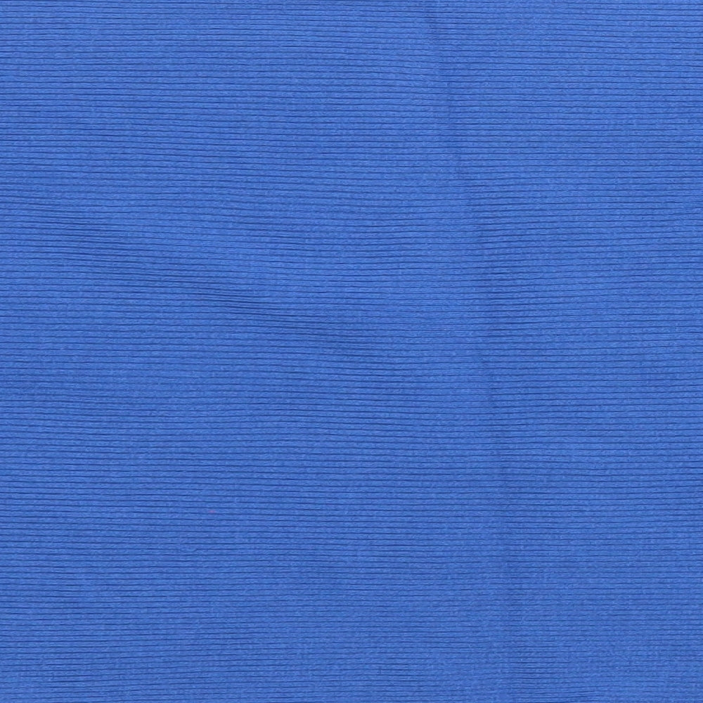 Debenhams Womens Blue Round Neck Viscose Pullover Jumper Size L