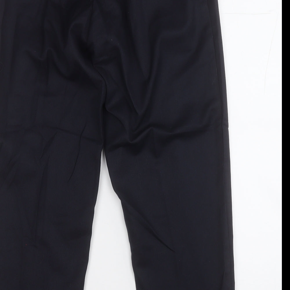 Preworn Mens Blue Polyester Trousers Size XL L25 in Regular