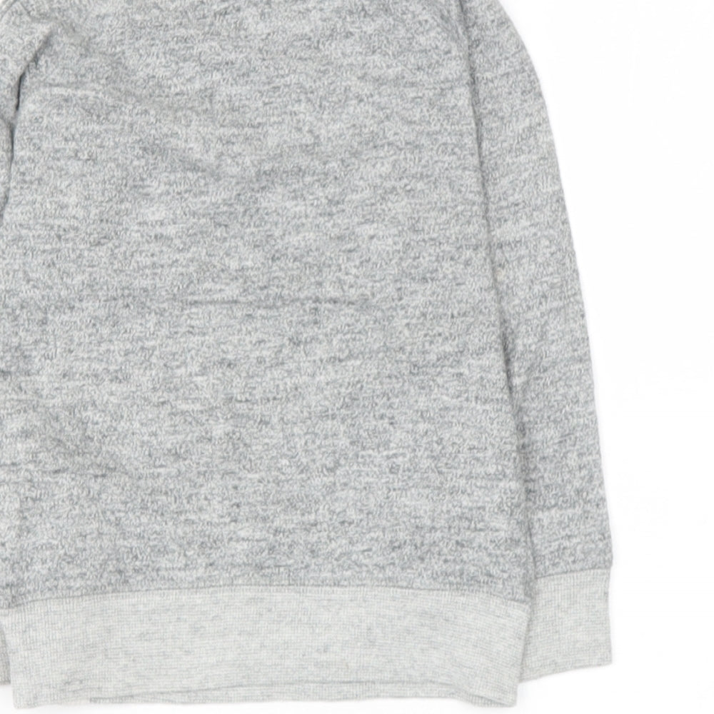 Gap Boys Grey Cotton Pullover Hoodie Size 3 Years