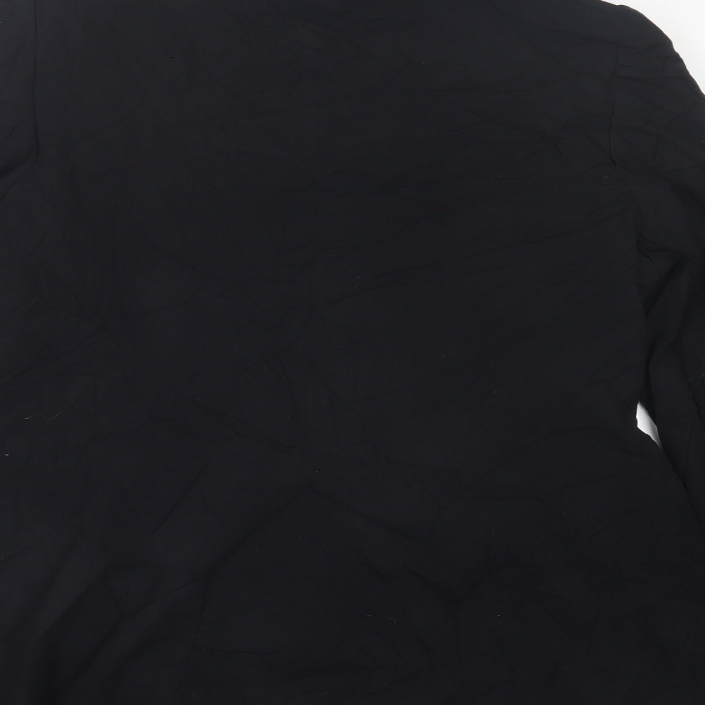 Marks & Spencer Womens Black Jacket Blazer Size 8 Button