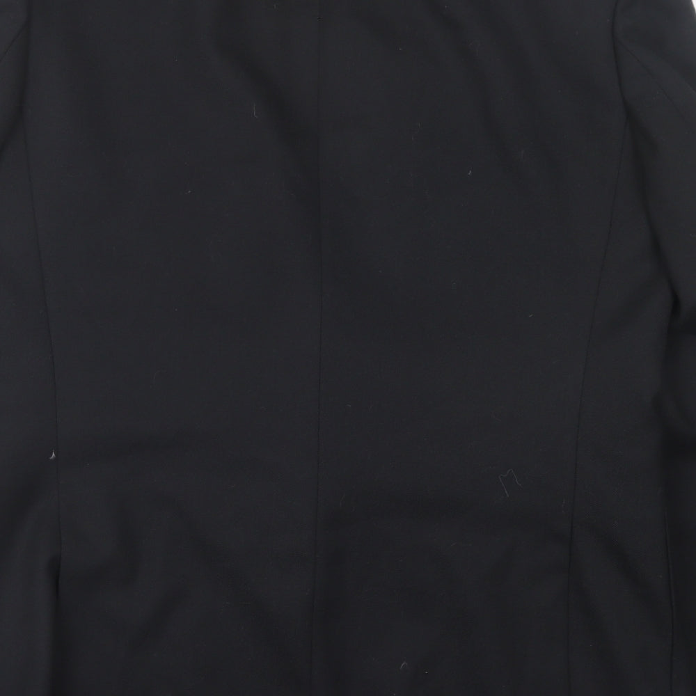 Marks & Spencer Mens Black Wool Jacket Suit Jacket Size 42