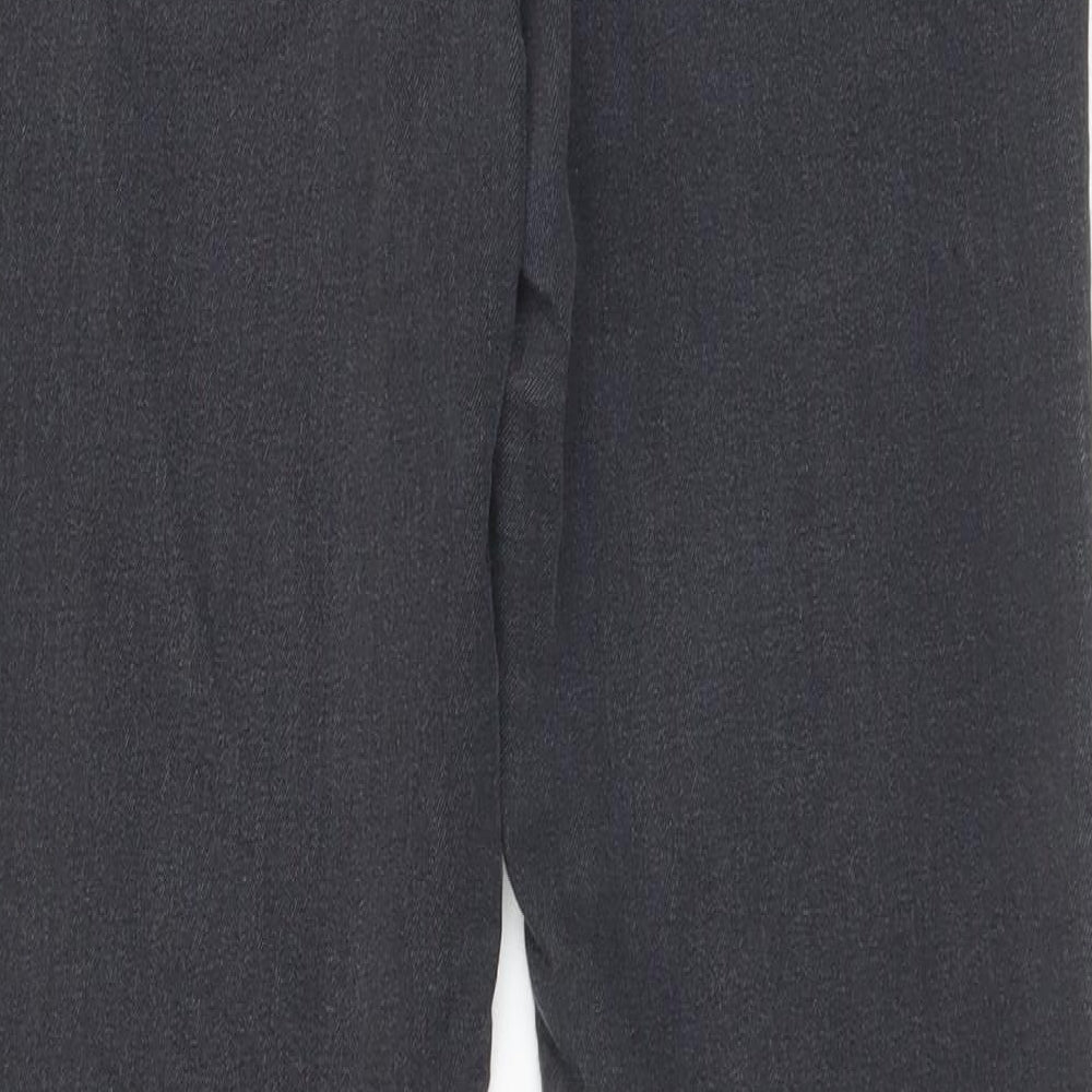 Marks & Spencer Womens Black Cotton Skinny Jeans Size 8 L29 in Slim Button
