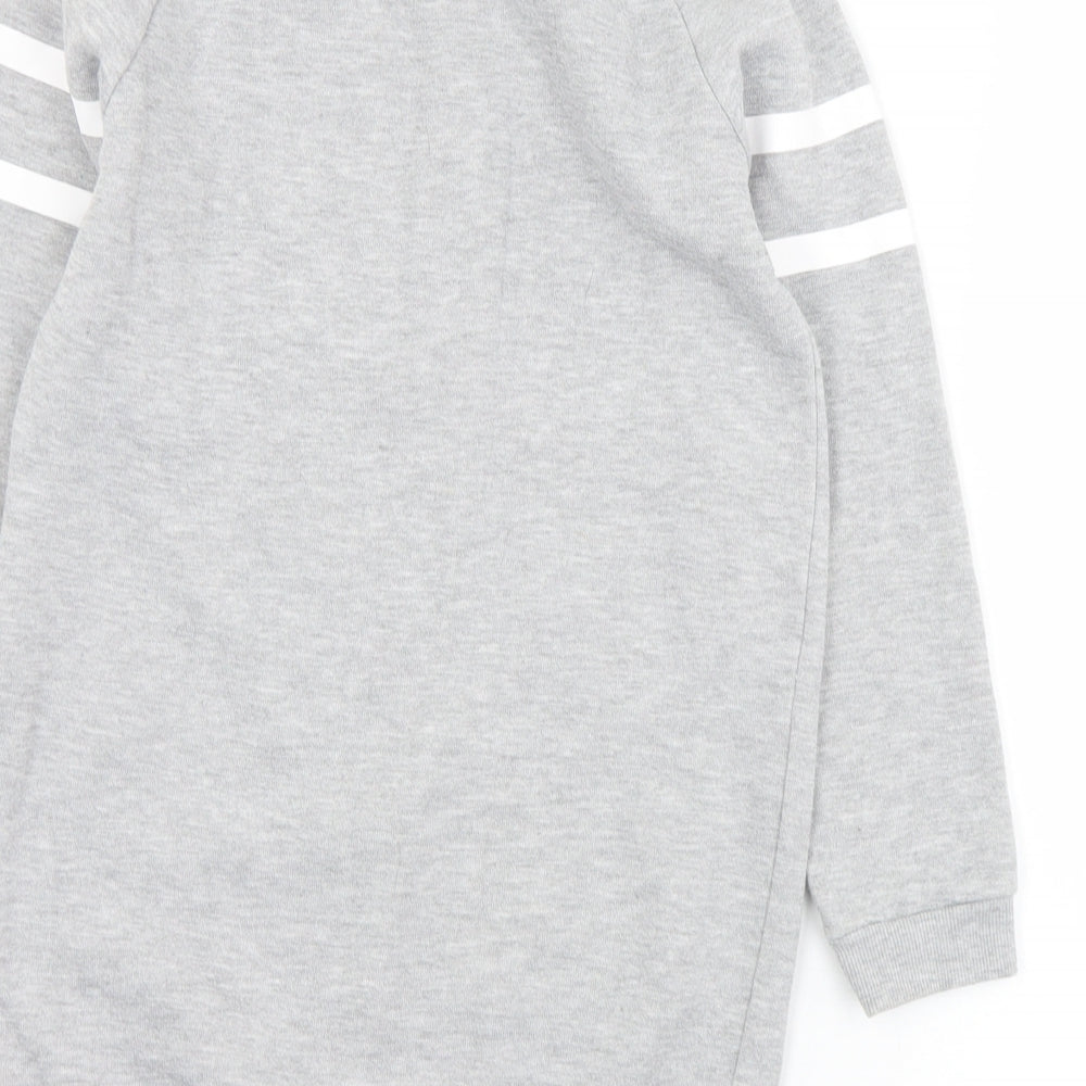 Primark Girls Grey Polyester Pullover Sweatshirt Size 9-10 Years - Nothing to Wear