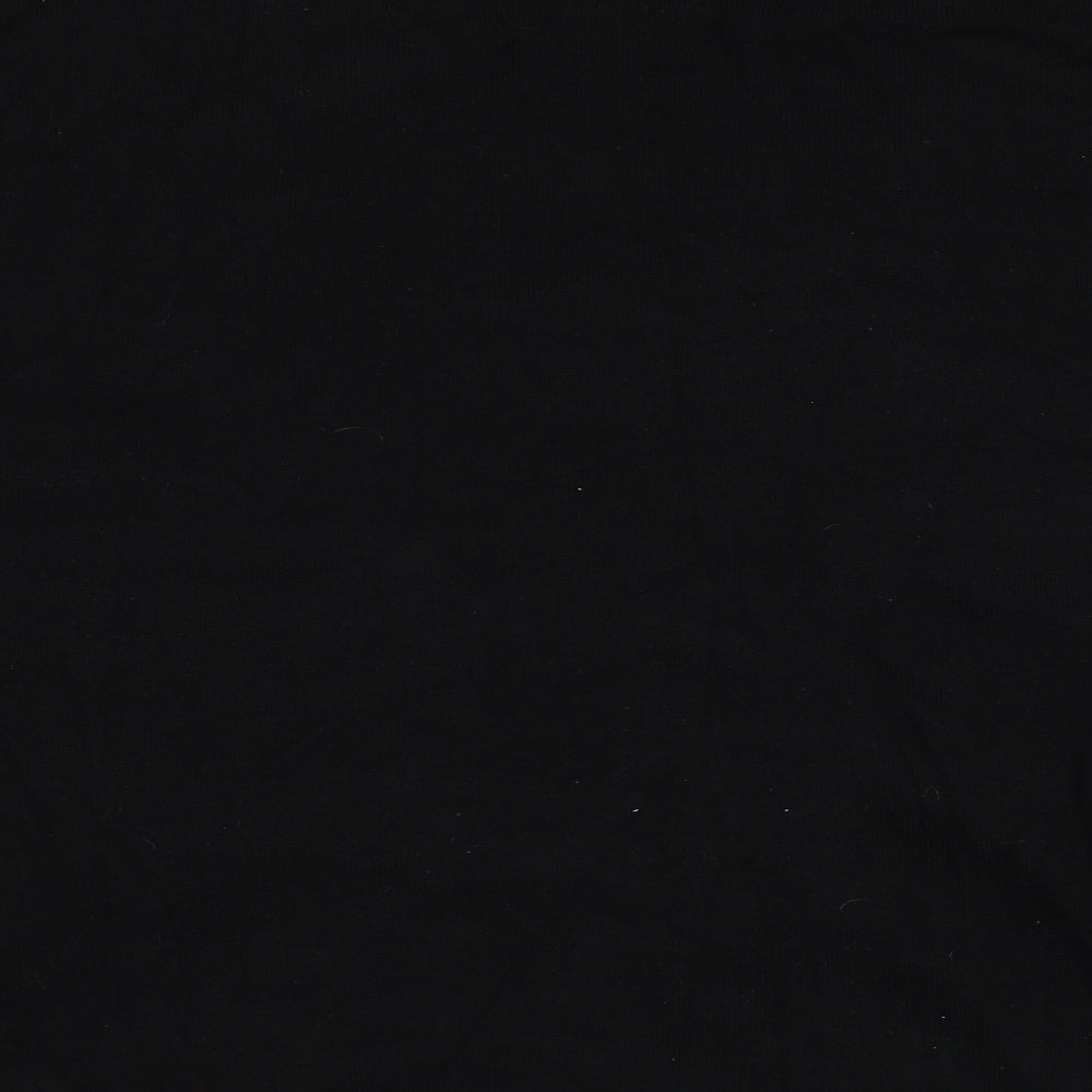 Sweewe Womens Black Square Neck Viscose Cardigan Jumper Size M