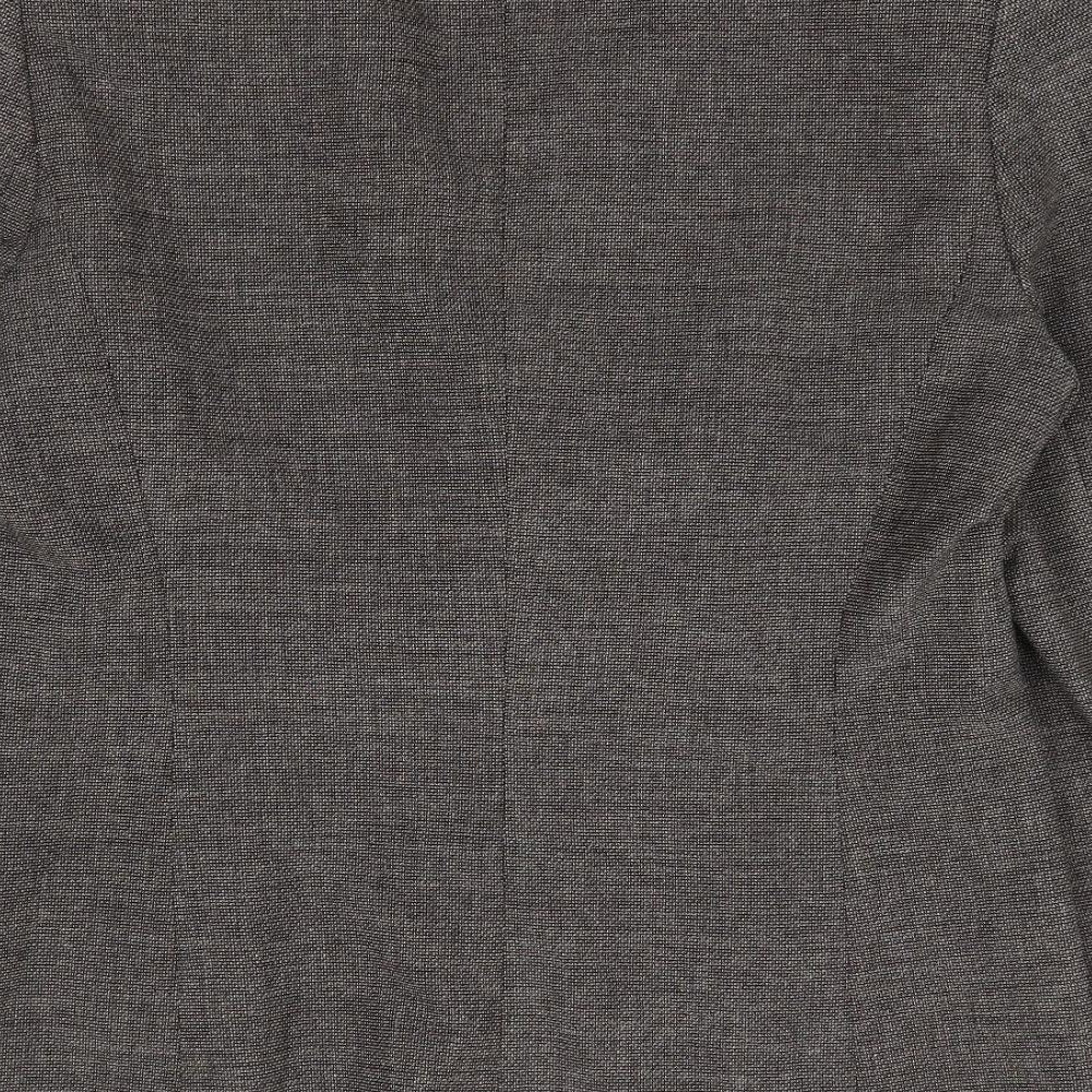 Artigiano Womens Grey Jacket Blazer Size M Button