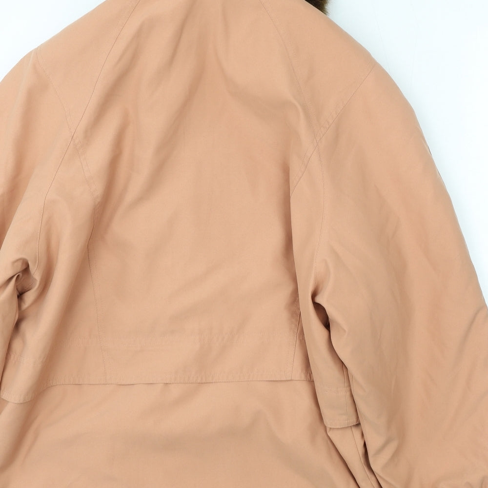 Marks & Spencer Womens Pink Jacket Size 12 Button