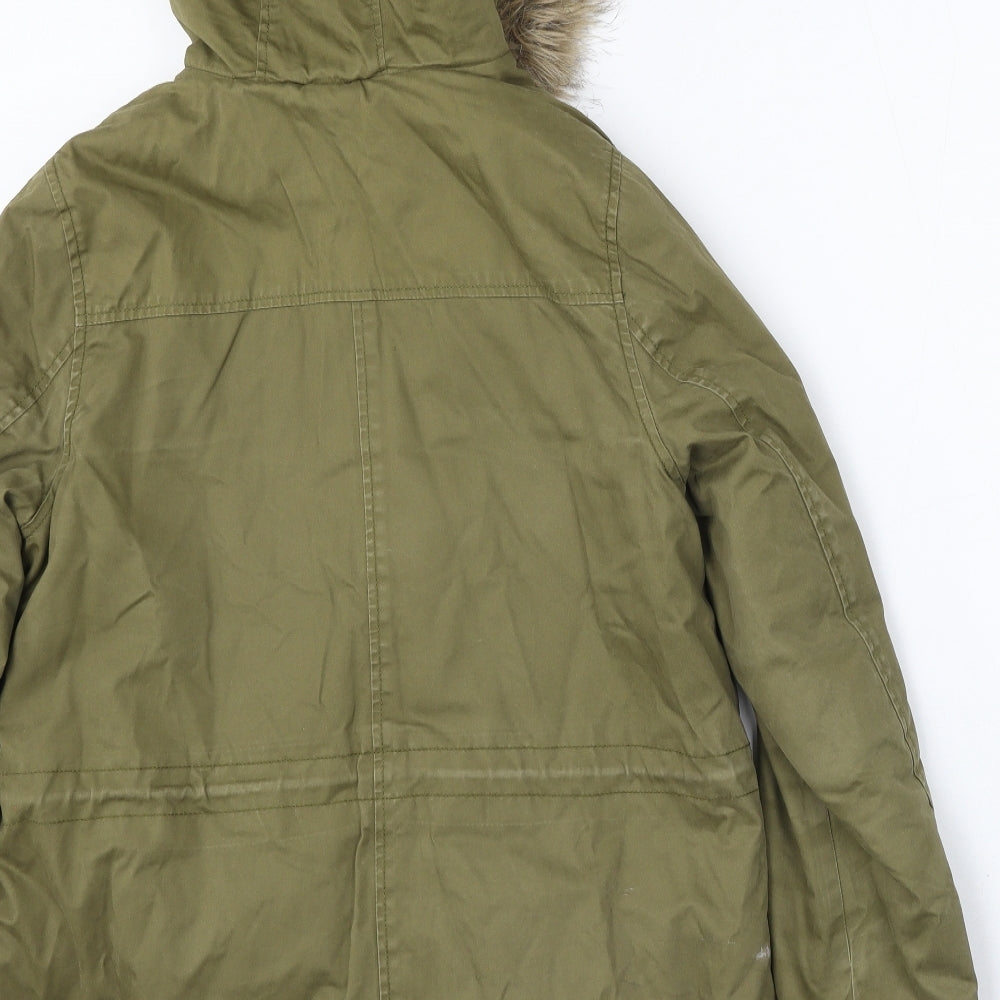 LOGG Womens Green Jacket Size 10 Button