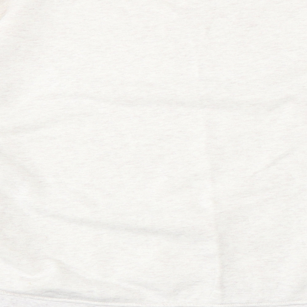 Preworn Womens Beige Polyester Pullover Sweatshirt Size L - Always give good energy